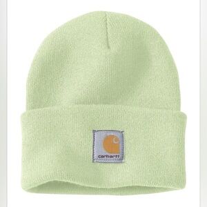 Carhartt Knit Cuffed Beanie Color Hint Of Lime Unisex Heavy Weight Outdoors